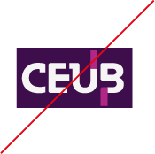logo CEUB - Uso incorreto - Aplicar a marca em box